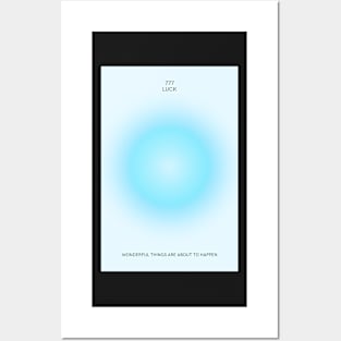 Angel Number 777 Aura Posters and Art